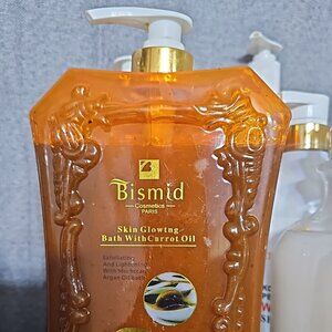 Bismid skin glowing bath with carrot shower bath 1000ml